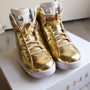 AIR JORDAN 6 RETRO ‘PINNACLE’ METALLIC GOLD